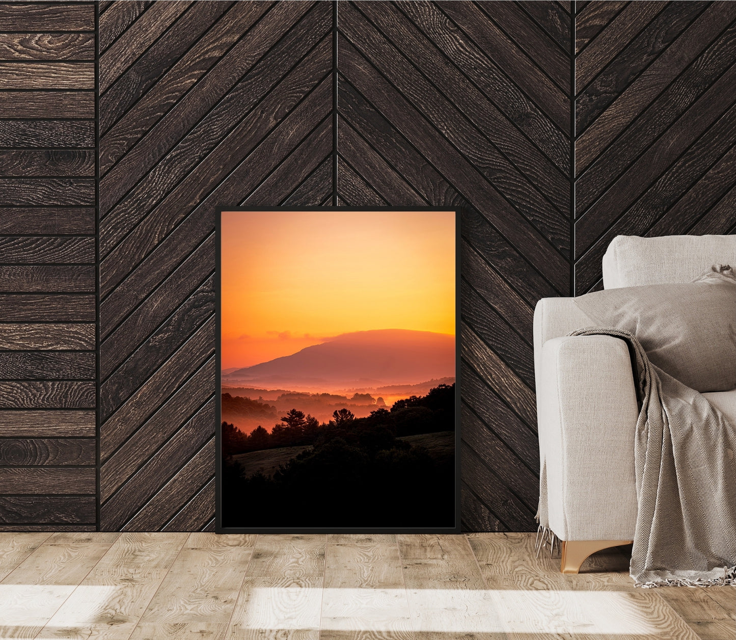 Misty Mountain Sunrise