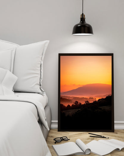 Misty Mountain Sunrise