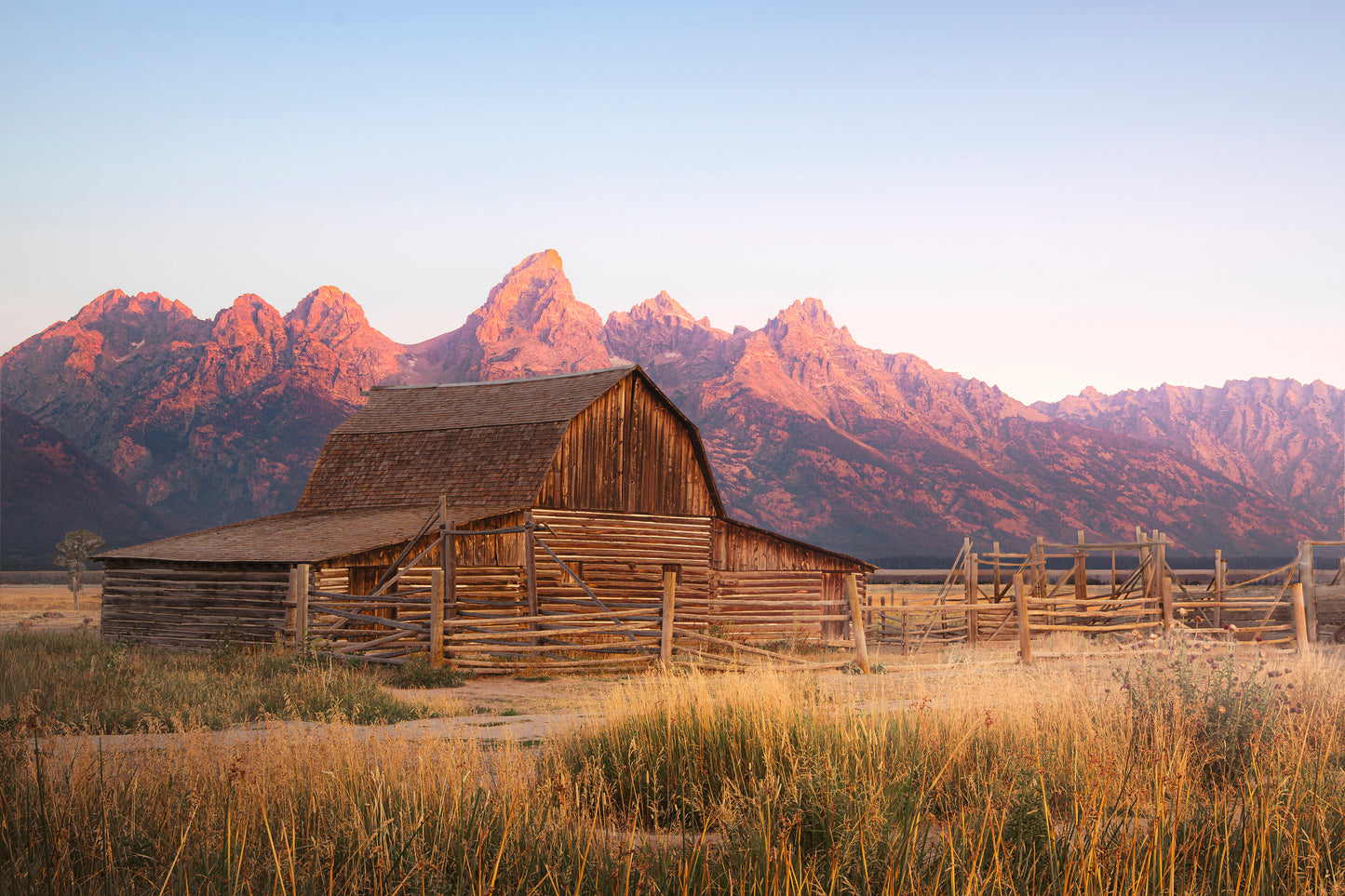 Mormon Row at Sunrise