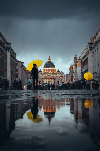 Vatican City Umbrella Man