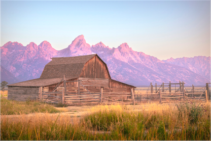 Main image Tetons Barn Sunrise